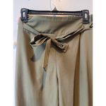 Dark Army Green Paperdoll Style Straight Leg Dress Pants Photo 1
