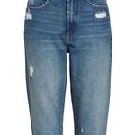 BLANK NYC Embellished Straight Leg Denim Blue Jeans Photo 8