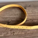 Free People Billie Women's Honey Leather Belt M/L Photo 3