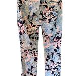 Lilly Pulitzer Kelly High Rise Crop Flare Ankle Pants Bright Navy Amore Size 6 Photo 3