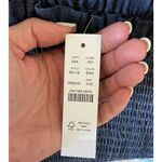 J.Crew Puff Sleeve Mini Dress Denim Blue Size XXS NEW Photo 7