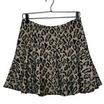 Free People NWT Women’s Chenille Cheetah Print Mini Skater Skirt Size 8 Photo 1