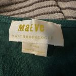 Anthropologie  Maeve green Horizon tie-back linen top XL Photo 2