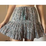 Princess Polly Green Floral Daisy Mini Skirt Women’s Size 6 | Boho Festival Tass Photo 6