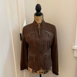 Donna Karan  Chocolate Utility Jacket Photo 2