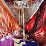 Day & Night NWT Multicolor Tropical Vneck Rhinestone Dress Size Small Photo 2