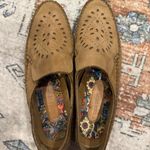 Hush Puppies  Brown Leather Perforated Flats size 7 Photo 2