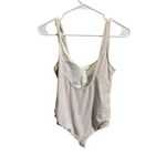 Budweiser  Womens XL White One-Piece Swimsuit Red Logo Design Photo 3