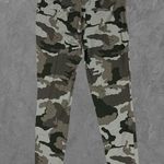 NEW YORK & COMPANY | Mid Rise Camo Ankle Crop Stretch Skinny Pants Size 10 Green Photo 2