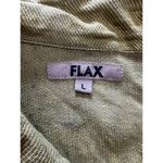 Flax  Linen Button Down Layering Top Women Large Spring Summer Fringe Beach Trip Photo 1