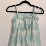 Aerie NWT  Tie Dye Beachy Tiered Maxi Dress in Blue/Ivory Photo 3