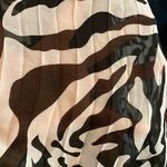 Black and White Zebra Print Trapeze Dress Photo 4