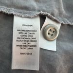 St. Tropez  100% Linen Hoodie Large Vest Photo 3