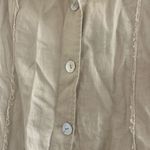 Saint Tropez West ✨ Tan 100% Linen Ladies Sz Medium Jacket✨ Photo 8