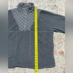 Vera Bradley  Grey Charcoal Floral Sherpa
Teddy Quarterzip Pullover size XL Photo 6
