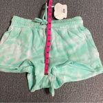 Ivory Ella  Mint Cloud Tie Dye Printed Shorts Photo 14