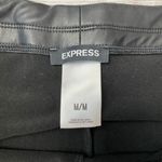EXPRESS pull on vegan leather leggings black sz medium women Photo 5