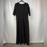 Kay Unger NWT  Davina Walk Thru Jumpsuit in Black Size 16 Photo 6