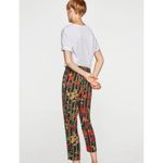 ZARA Floral Trousers with Bow Belt Sz XS Photo 1