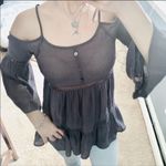 Urban Outfitters UO cold shoulder bell sleeve top Photo 3