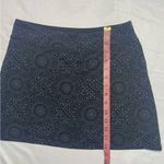 Tranquility by Colorado Clothing Black and Gray Patterned Mini Skort SIZE: Small Photo 3
