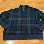 Lands' End Lands’End women’ flannel quarter zip up pull over size XXlarge. Photo 0