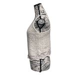 Anthropologie V-Neck Pointelle Sweater Tank Women XS Ivory Pink Boho Cottagecore Photo 3