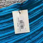 one Shoulder Knit Mini Dress Blue Size M Photo 4