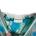 Richer Poorer Women’s Abstract Watercolor Ruched Cami in Blue Multi Size M Size M Photo 2