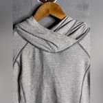 Lululemon  “Think fast” hoodie in gray.  Size 8 Photo 3