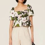 Maje  Loflower Puff Sleeve Top Size 2/M Photo 0