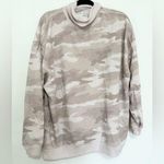 American Eagle  Pink Camo Cowl Neck Oversized Sweatshirt Womens XS Jegging Fit Photo 0