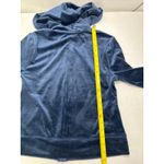 Juicy Couture Navy Blue Y2K Velour Long Sleeve Zip Up Tracksuit Hoodie Size M Photo 3