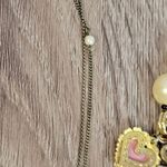 Betsey Johnson Half-Stretch Lips Charm Bracelet and Necklace Photo 11