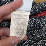 Willi Smith Vintage Petites by Willi Pleated Black & White Speckled Full Skirt Photo 2