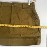 Old Navy  Carpenter Mini Utility Satin Moss Green Streetwear Cute Grunge Skirt 14 Photo 6