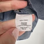 J. Crew Chambray blue Solid Office Oxford button down shirt size XS career Tunic Photo 5