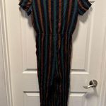 Madewell  Stripe Short Sleeve Wrap Wool Blend Jumpsuit Size 0 Photo 6
