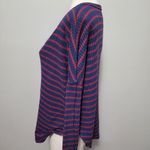 Arizona Jeans Arizona blue red stripe long sleeve waffle knit tee size medium Photo 3