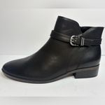 Soul Naturalizer Rosaline Women’s Sz 9.5 Black Faux Leather Side Zip Booties Photo 1