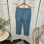 BODEN Women's 12 Abstract Blue Polka Dot Richmond 7/8 Cigarette Trouser Pants Photo 6