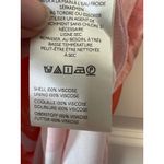 Anthropologie  NWT Short Sleeve Floral Satin Maxi Slip Dress Pink Combo Size M Photo 10