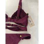 Arena NWT The Garzetta Double Knot Top & Bow Bottom Bikini Set Burgundy Women L Photo 5