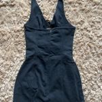 NWT HALTER NECK DENIM DRESS BUCKLE DETAILS COMMENSE Medium Black Photo 5