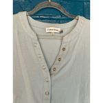 Calvin Klein Calvin‎ Klein Womens Mini T Shirt Top Short Sleeve Light Blue Photo 3
