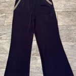 Exclusively Misook Pants size Small Nautical Pull On Acrylic Trousers‎ Dress Blue Photo 0