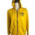 Ralph Lauren Yellow Front Zip Hoodie Sweat Jacket Size M Photo 7