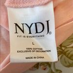 NYDJ Pink Relaxed Short Sleeve Tee Photo 7