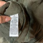 Anthropologie  parameter army green zip front dress size 0 Photo 4