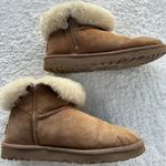 UGG Light Brown Fur Boots Size 7 Photo 0